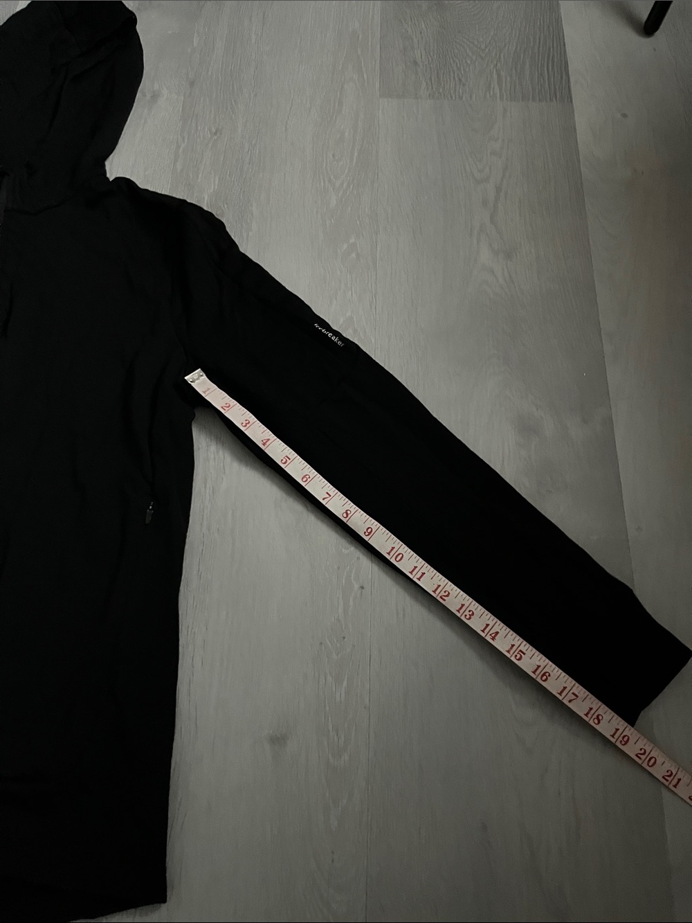 ICEBREAKER WOOL HOODED JACKET FRONT ZIP DARK BLACK WOMENS LARGE - Picture 13 of 14